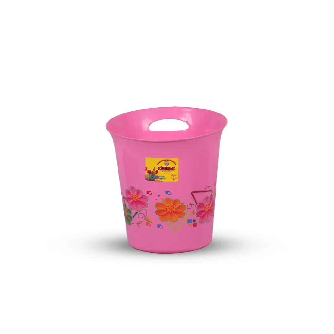Taper Dustbin Printed Stylex 407